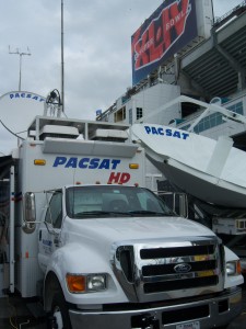 PACSAT4 A Pacsat truck at Super Bowl XLIV in Miami, FL