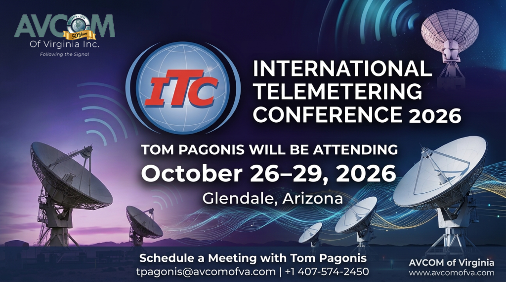 Meet AVCOM of Virginia at the International Telemetering Conference 2026
