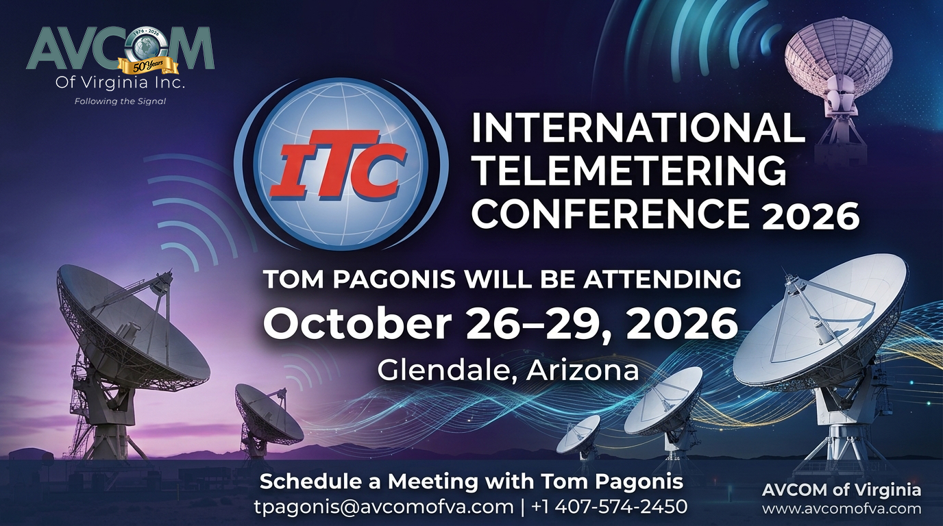 Meet AVCOM of Virginia at the International Telemetering Conference 2026